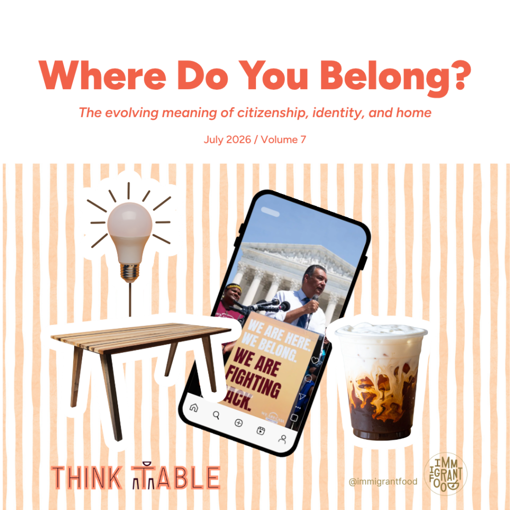 Cover photo of July's Think Table