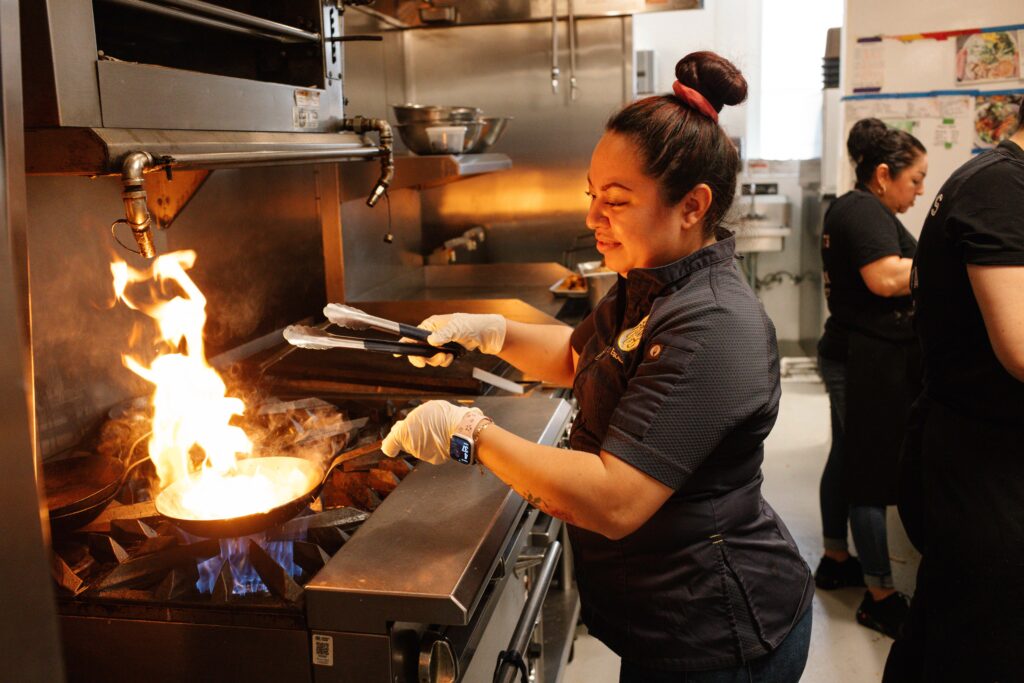 Greek Salad with Thai Basil Pesto